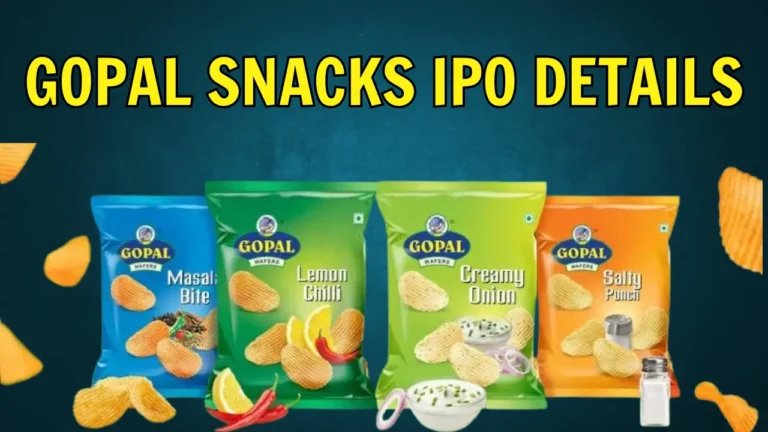 Gopal Snacks IPO Price, Important Dates, Lot Size, Full Review In Hindi